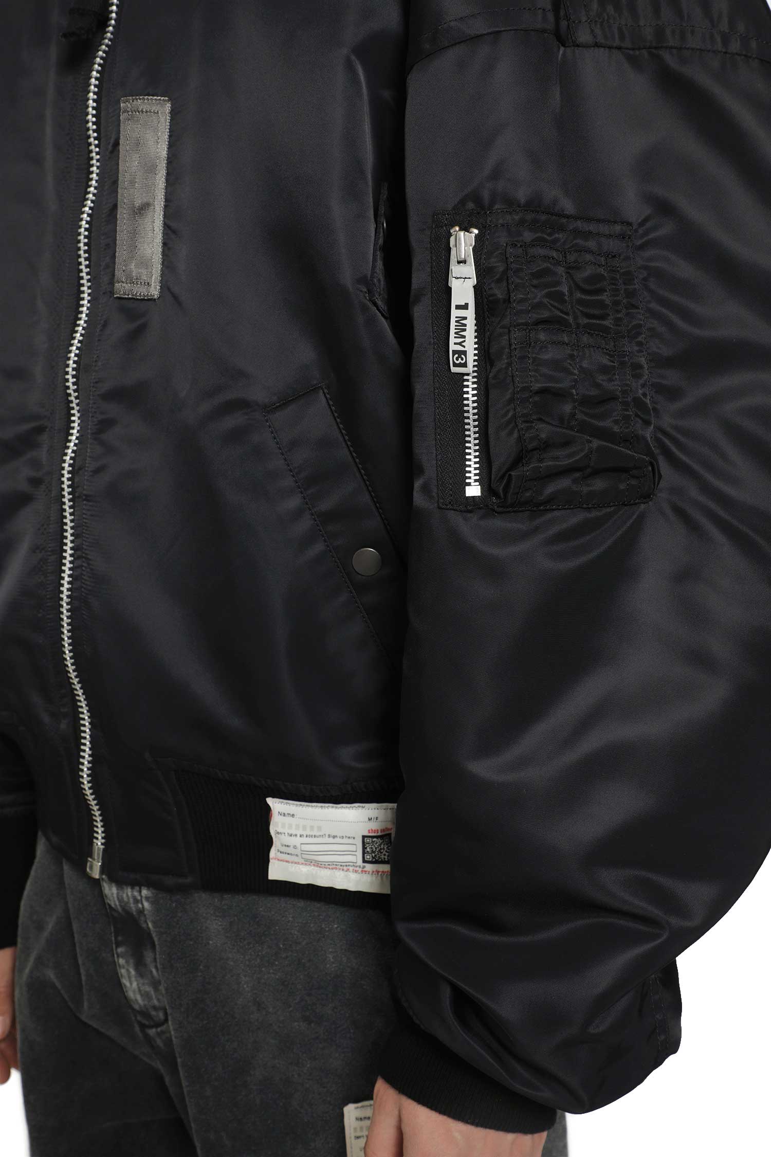 MAISON MIHARA YASUHIRO Vest Combined Bomber Jacket man