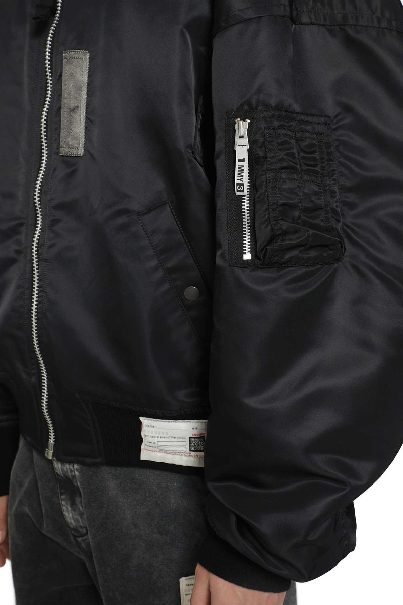 MAISON MIHARA YASUHIRO Vest Combined Bomber Jacket man