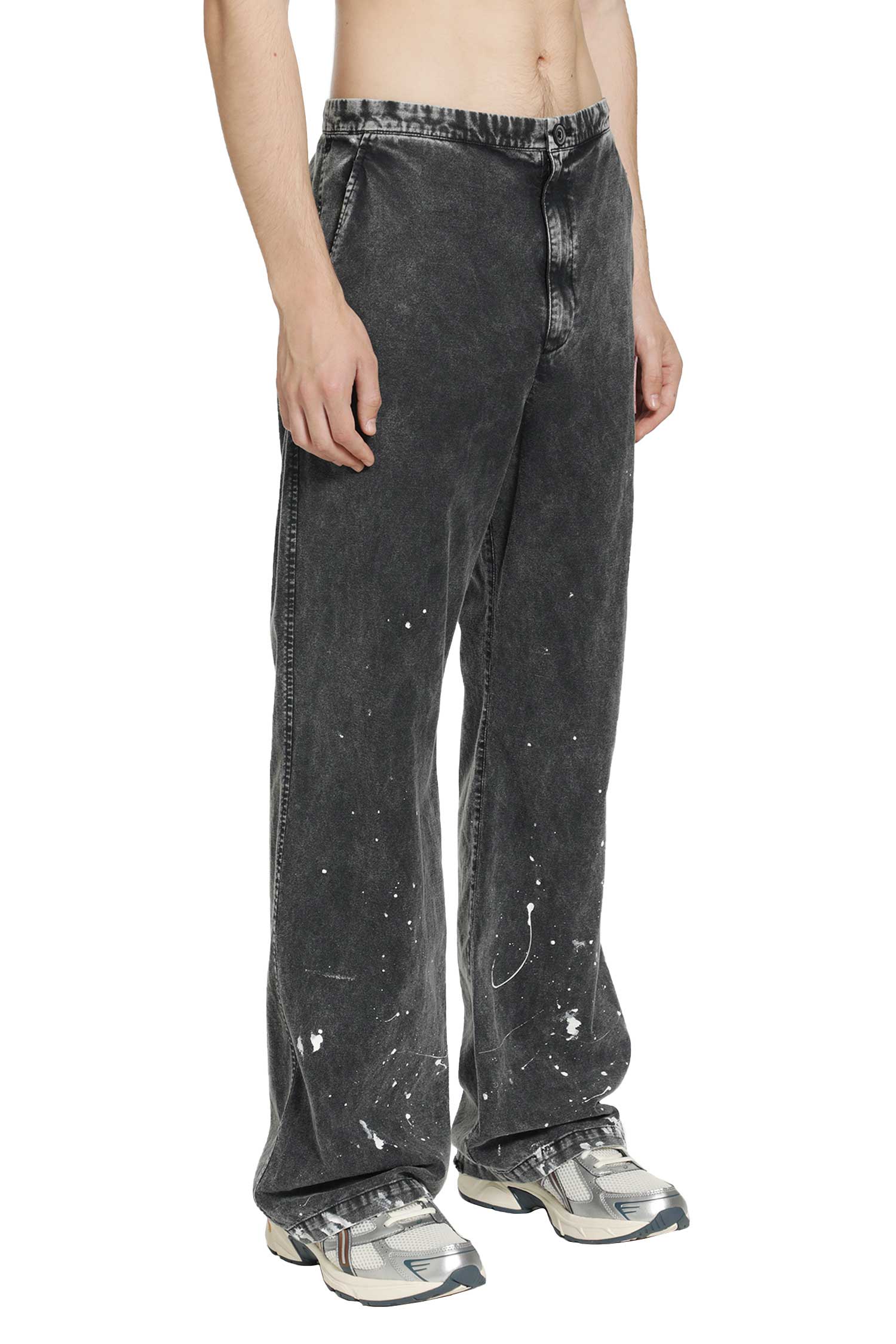 MAISON MIHARA YASUHIRO Distressed Cotton Linen Pants man