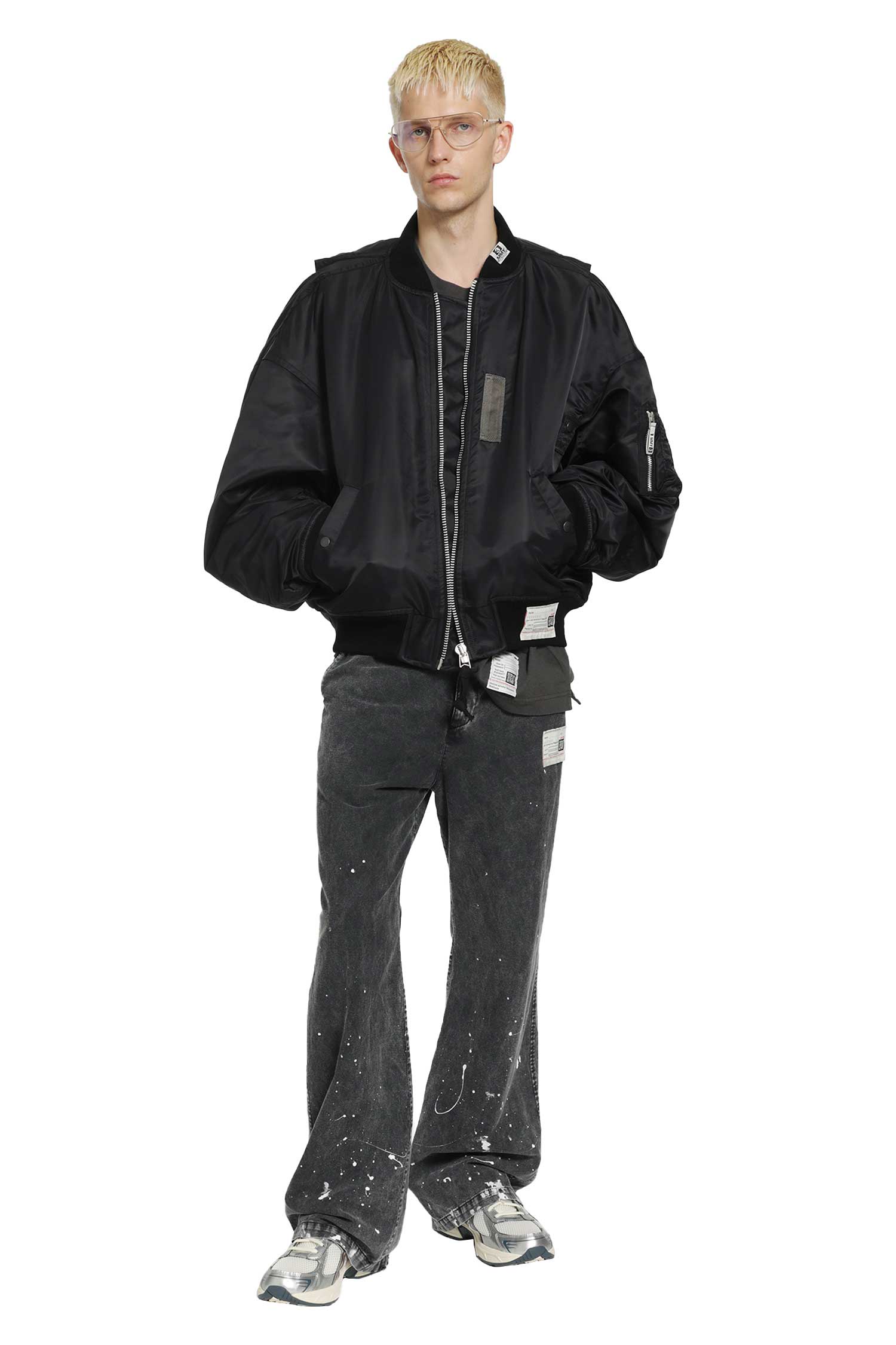 MAISON MIHARA YASUHIRO Distressed Cotton Linen Pants man