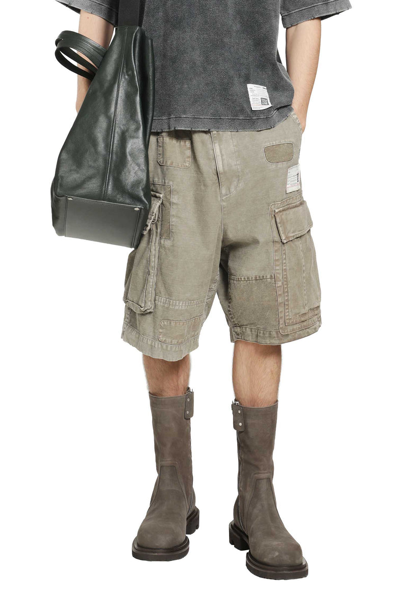 MAISON MIHARA YASUHIRO Repaired Cargo Shorts man