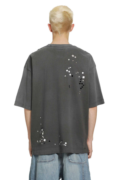 Embellished Sticker T-Shirt