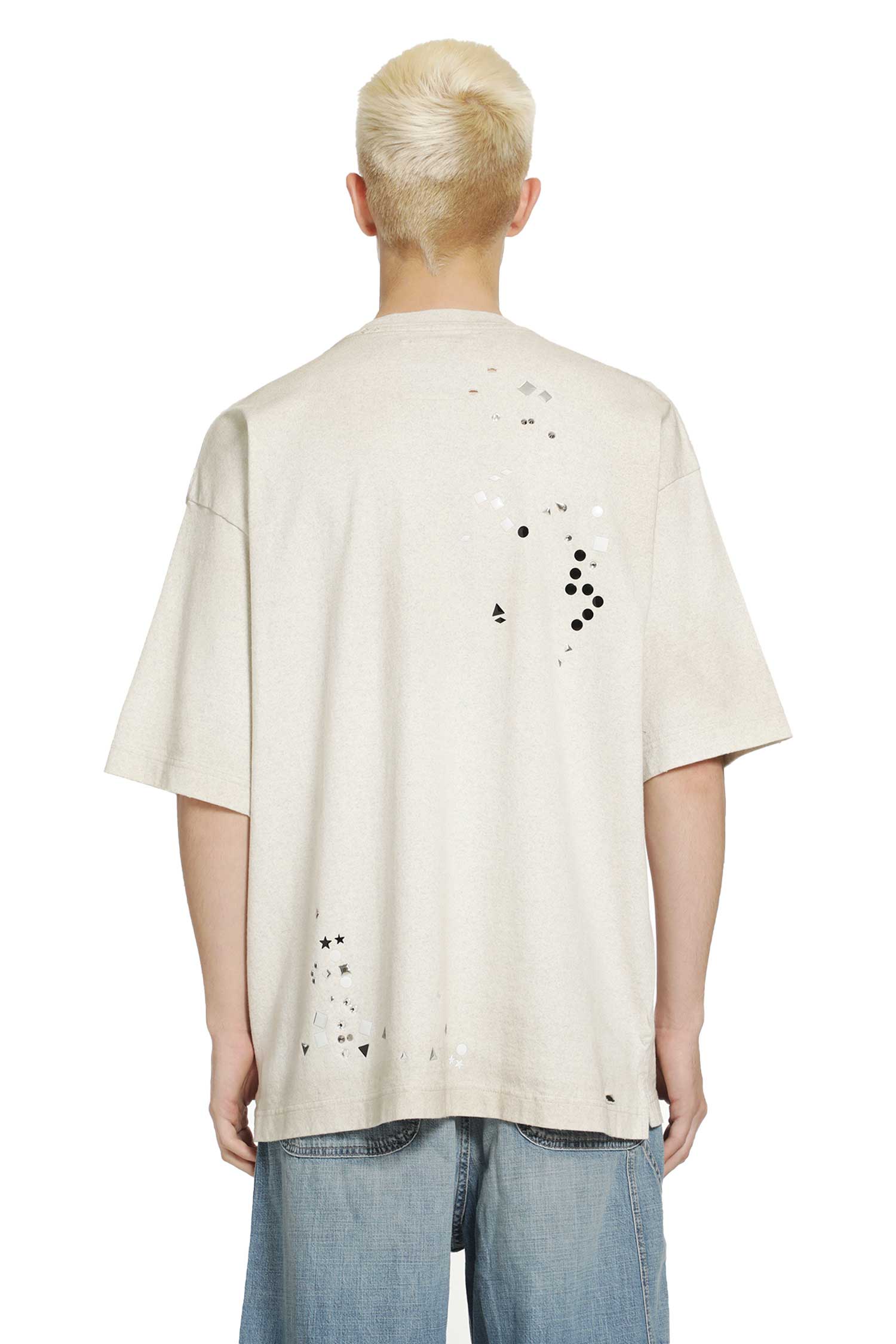MAISON MIHARA YASUHIRO Embellished Sticker T-Shirt man