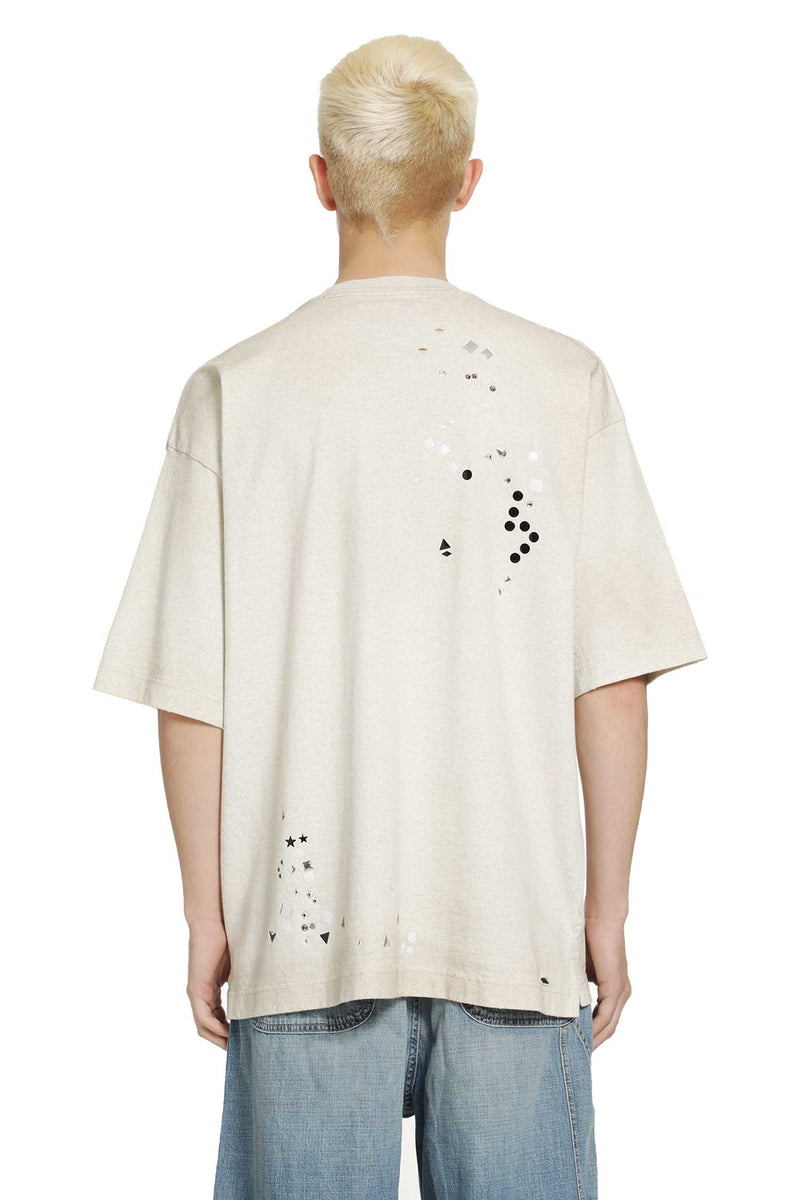 MAISON MIHARA YASUHIRO Embellished Sticker T-Shirt man