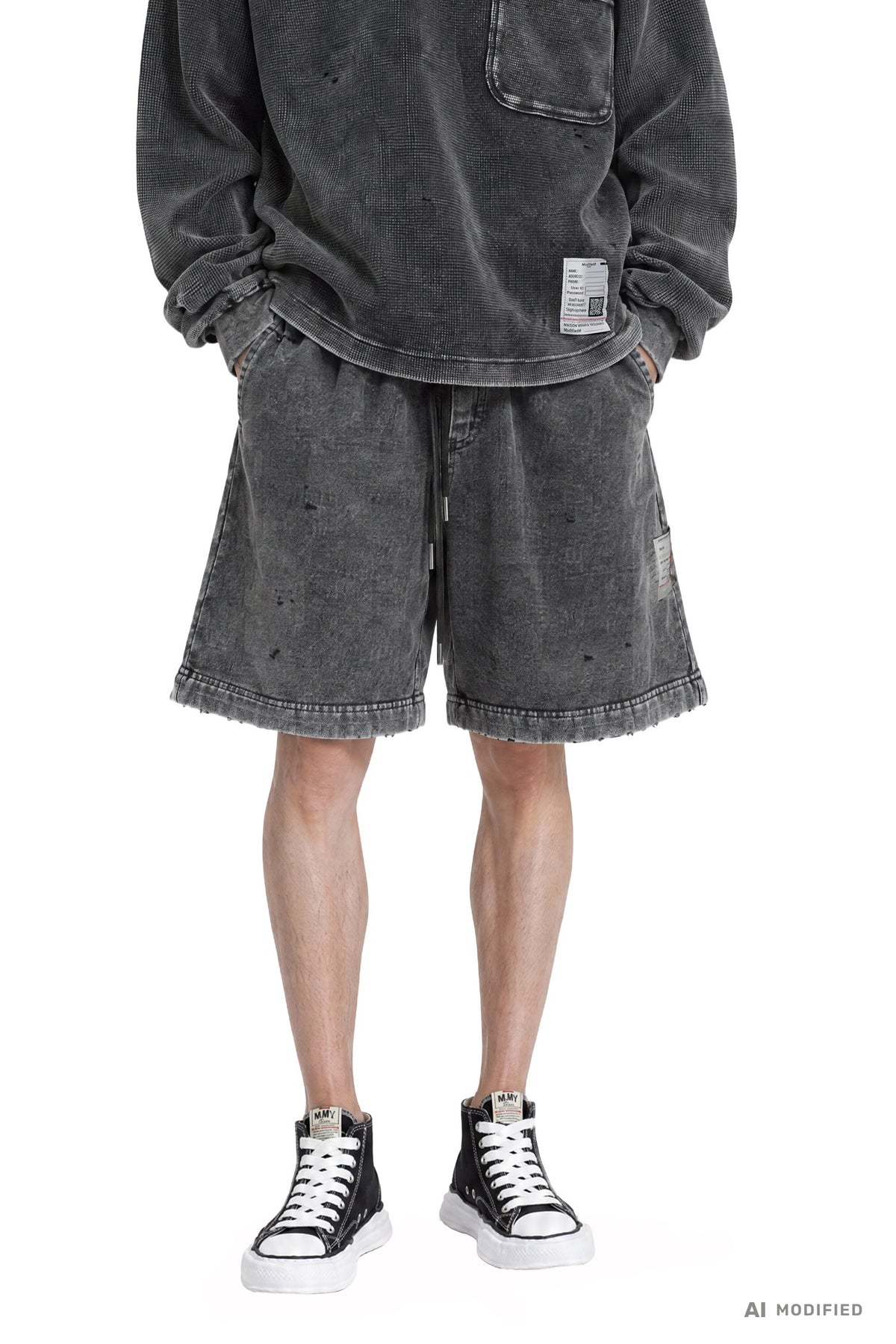 Bleached Sweat Shorts