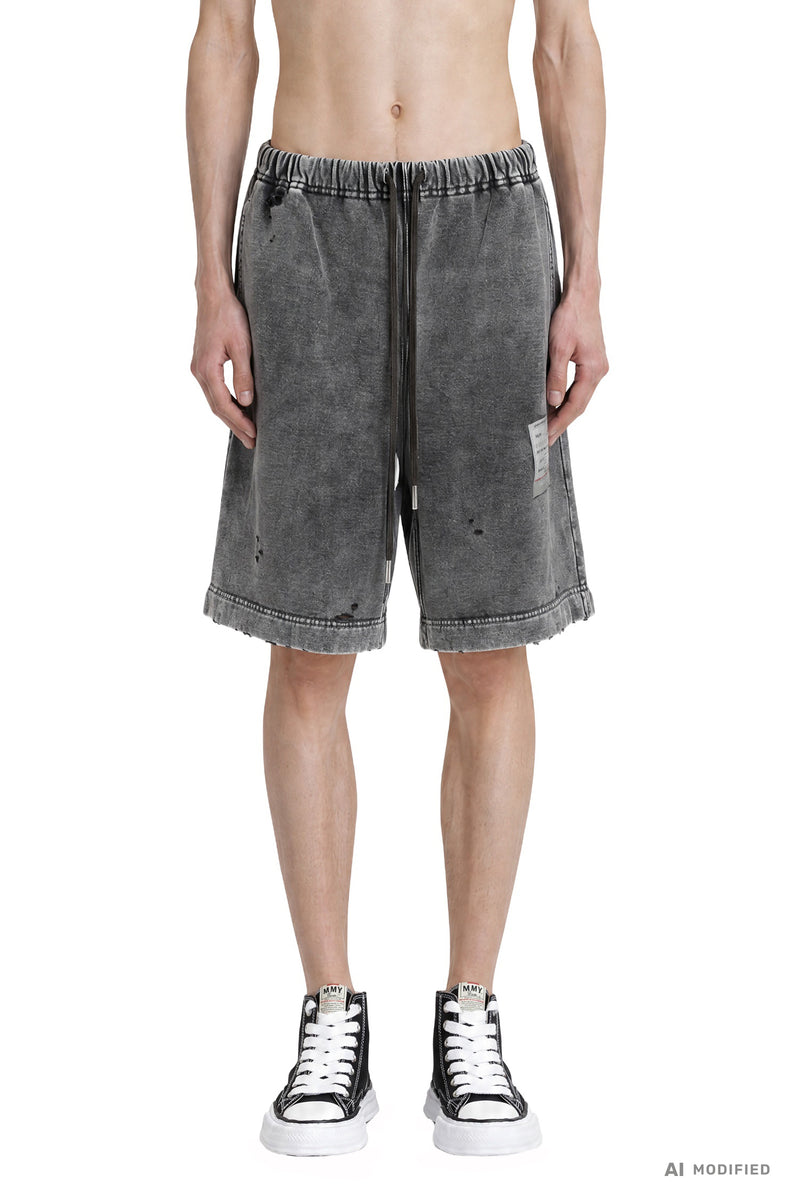MAISON MIHARA YASUHIRO Bleached Sweat Shorts man
