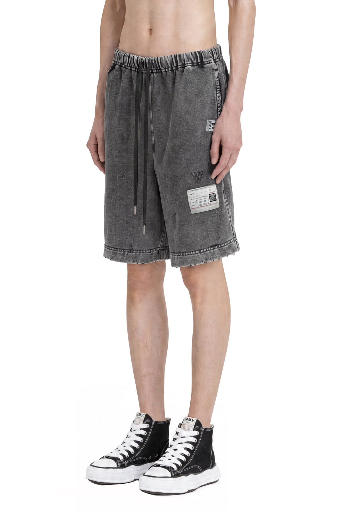 MAISON MIHARA YASUHIRO Bleached Sweat Shorts man