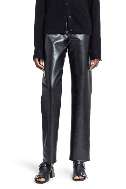 AGOLDE WOMAN BLACK TROUSERS