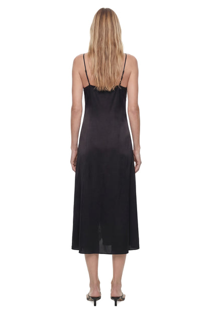 Satin Slip Midi Dress