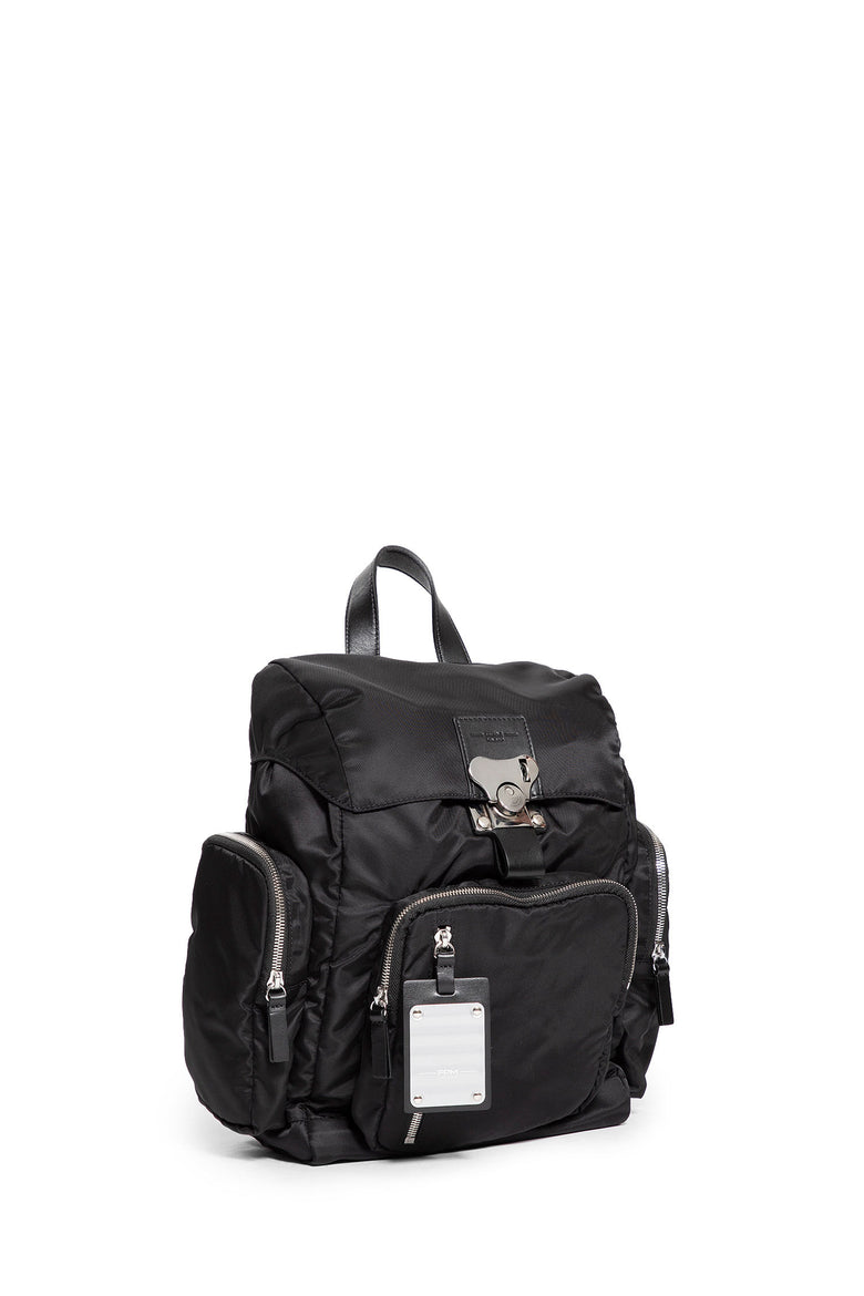 FPM UNISEX BLACK BACKPACKS & TRAVEL BAGS