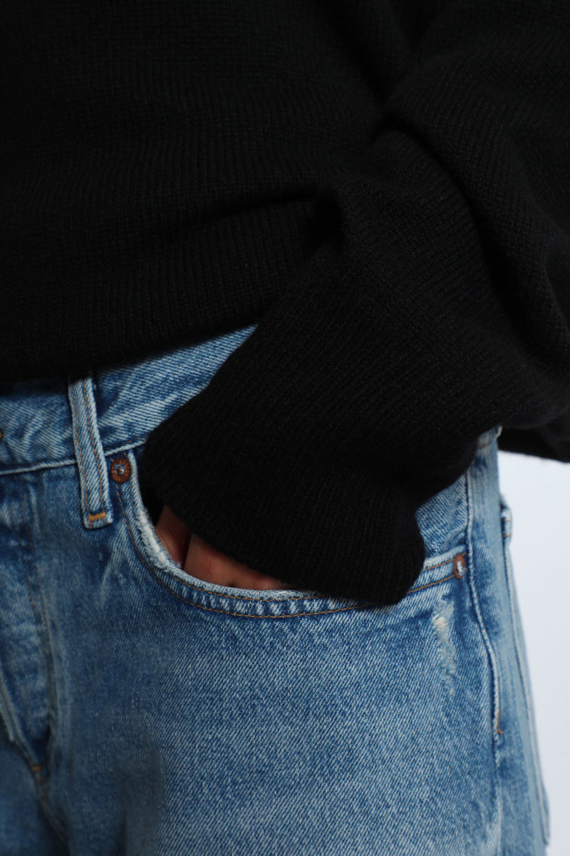 Low Rise Loose Fit Jeans - Antonioli.eu