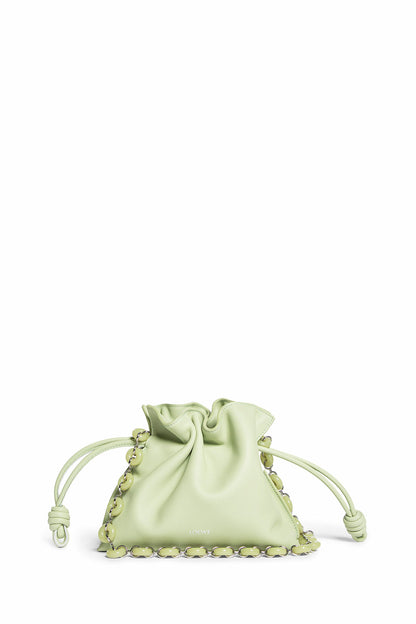 Antonioli LOEWE WOMAN GREEN CLUTCHES & POUCHES