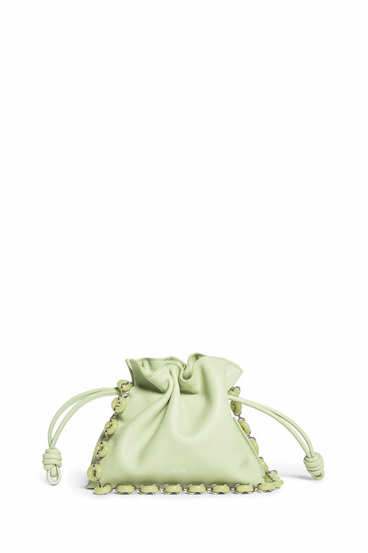 LOEWE WOMAN GREEN CLUTCHES & POUCHES