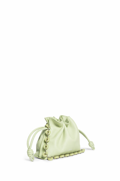 LOEWE WOMAN GREEN CLUTCHES & POUCHES