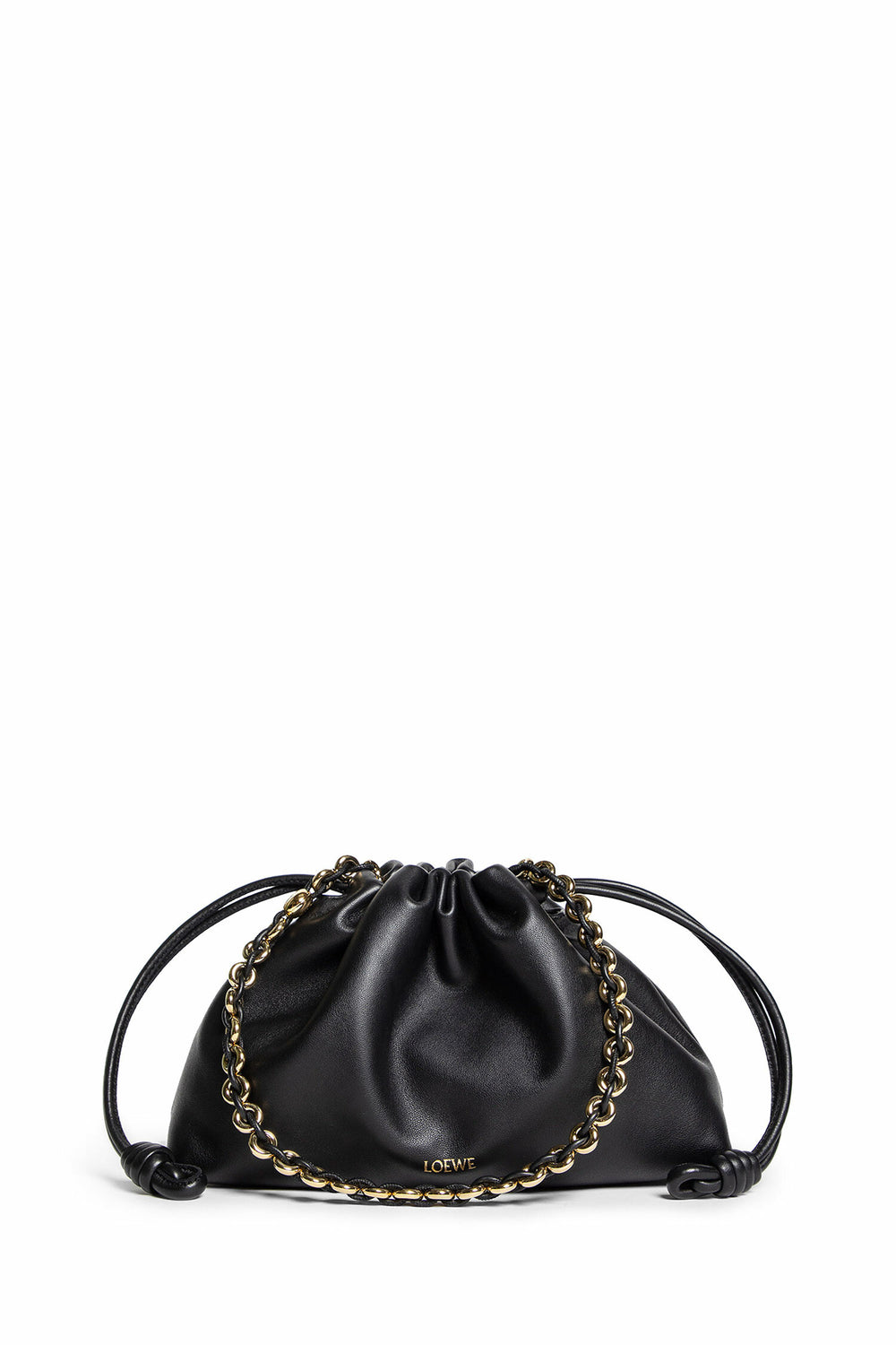 LOEWE WOMAN BLACK SHOULDER BAGS