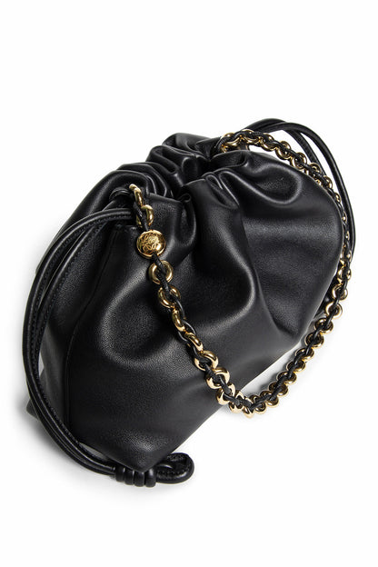 LOEWE WOMAN BLACK SHOULDER BAGS