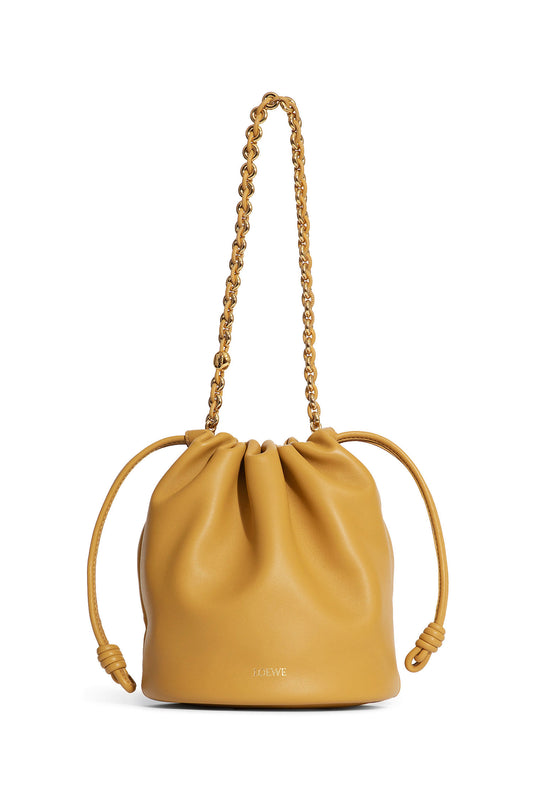 LOEWE WOMAN YELLOW SHOULDER BAGS