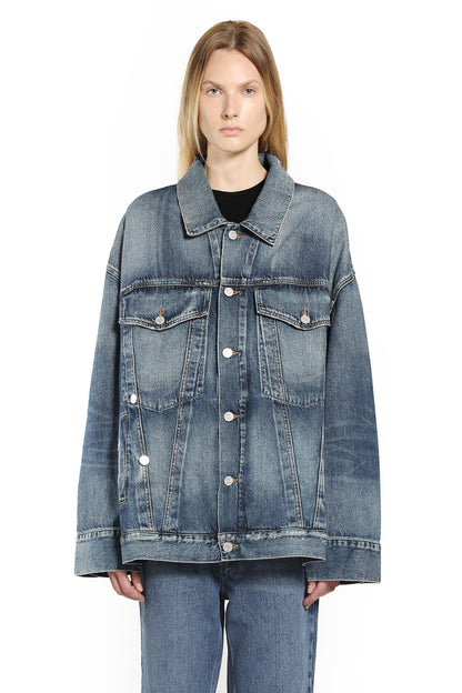 AGOLDE WOMAN BLUE JACKETS