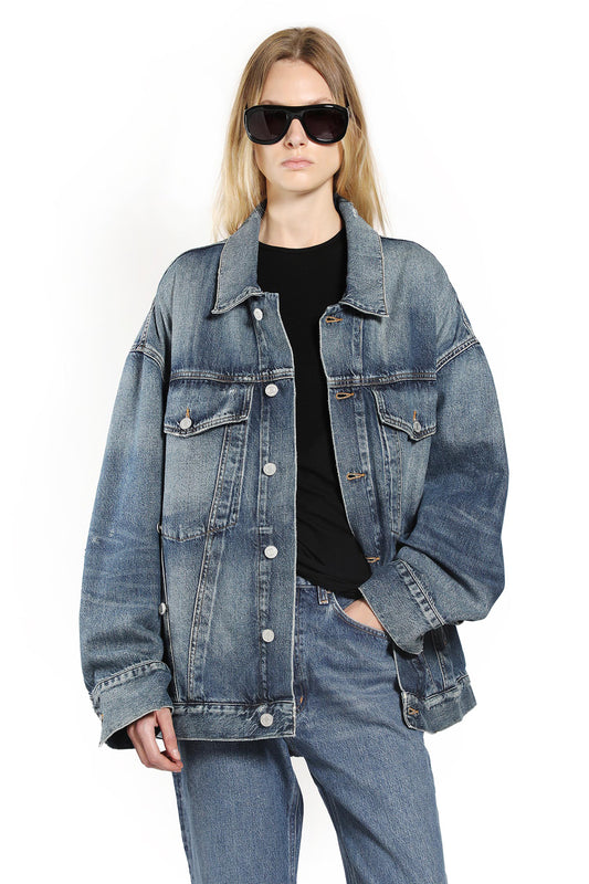 Wayne Cotton Denim Jacket Button