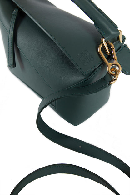 LOEWE WOMAN GREEN TOP HANDLE BAGS