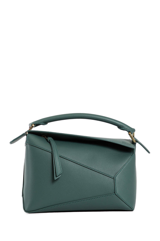 LOEWE WOMAN GREEN TOP HANDLE BAGS