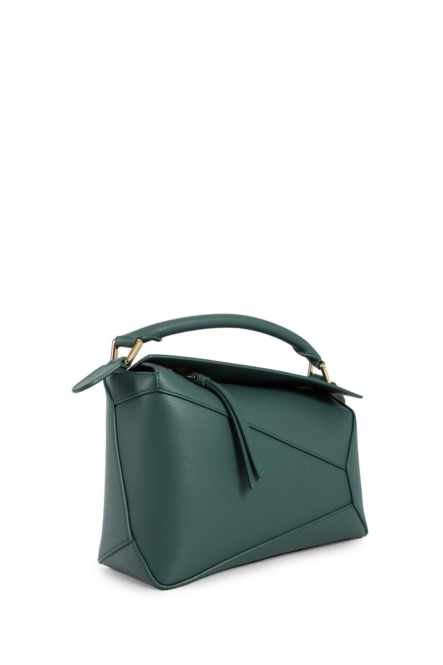 LOEWE WOMAN GREEN TOP HANDLE BAGS