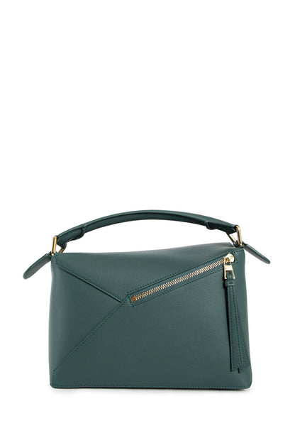 LOEWE WOMAN GREEN TOP HANDLE BAGS