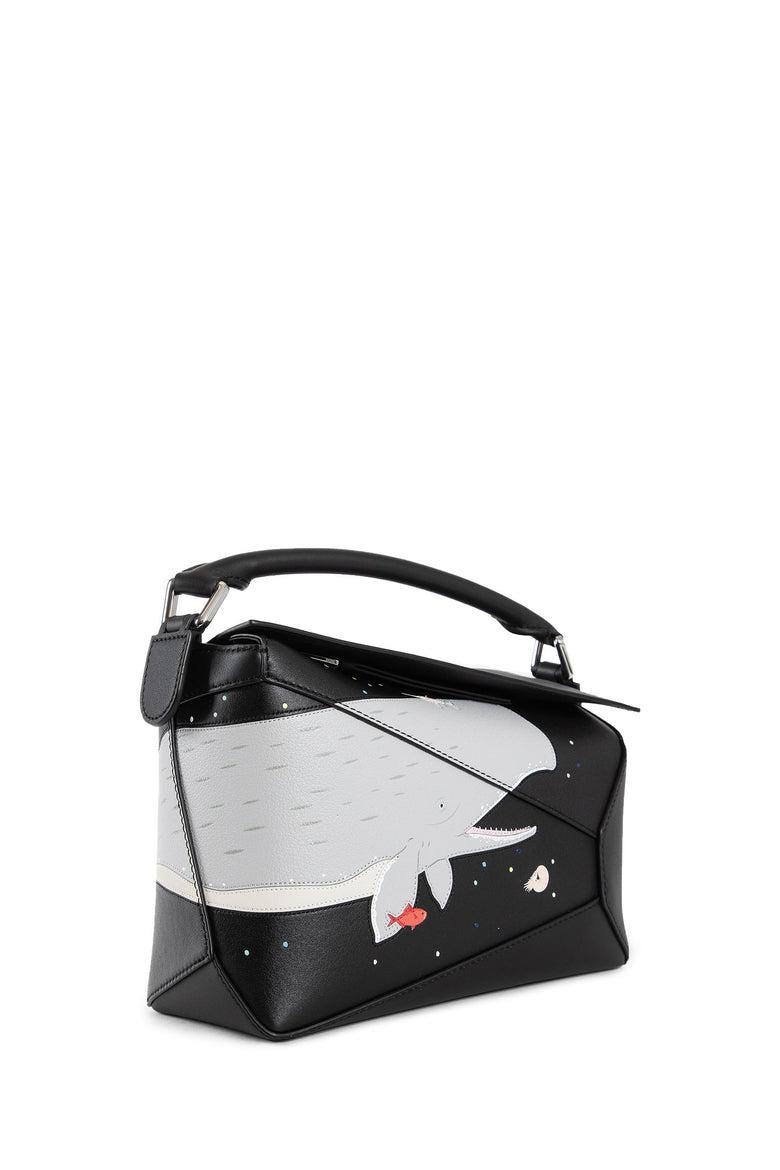 LOEWE WOMAN BLACK SHOULDER BAGS