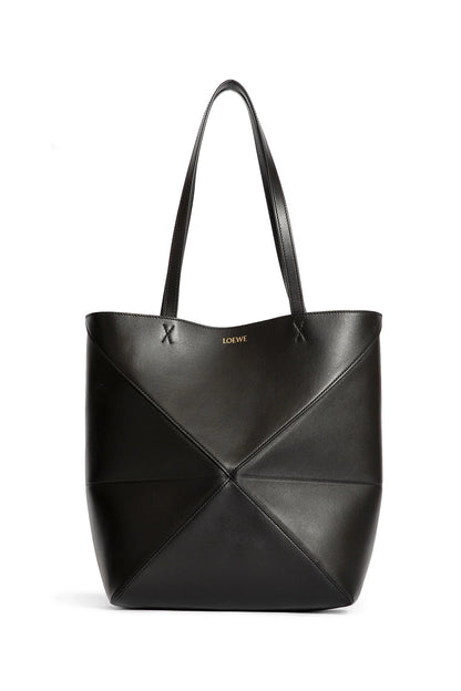Medium Puzzle Fold Tote In Shiny Calfskin - Antonioli.eu