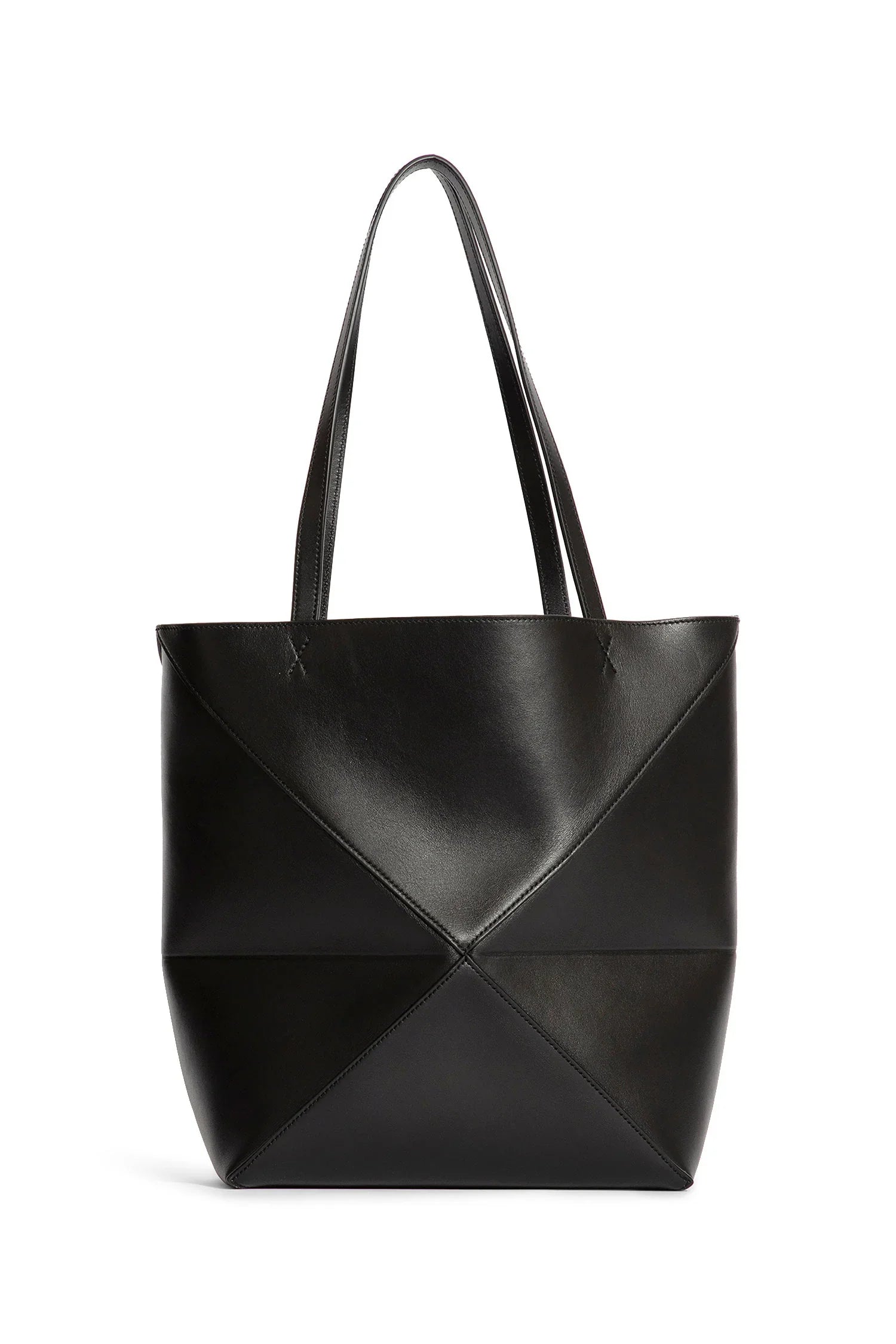 LOEWE Medium Puzzle Fold Tote In Shiny Calfskin woman
