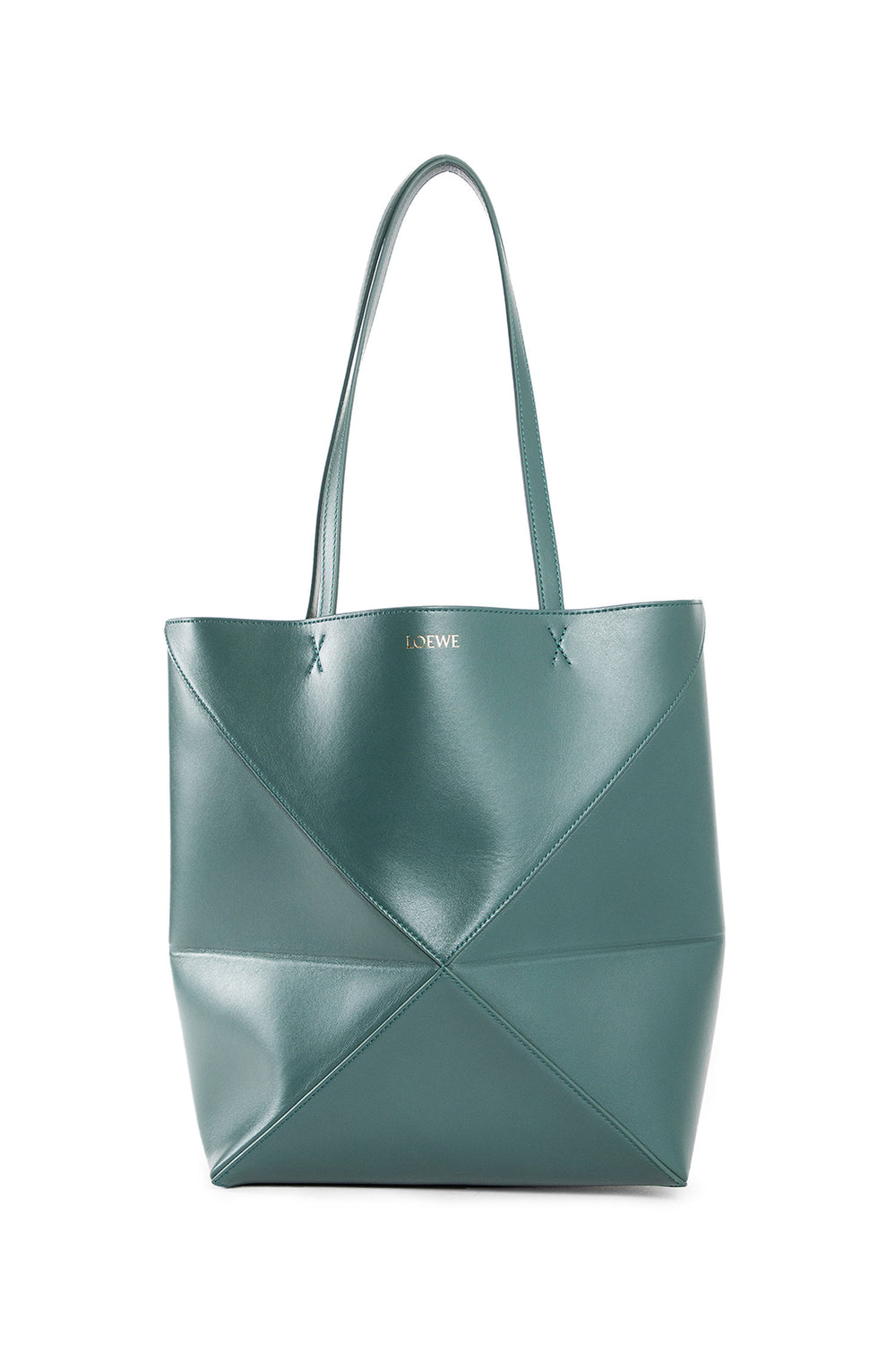 LOEWE WOMAN GREEN TOTE BAGS