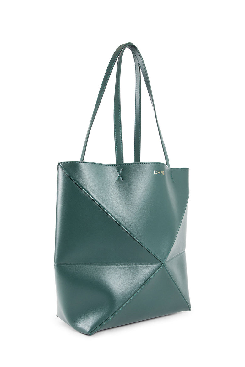 LOEWE WOMAN GREEN TOTE BAGS