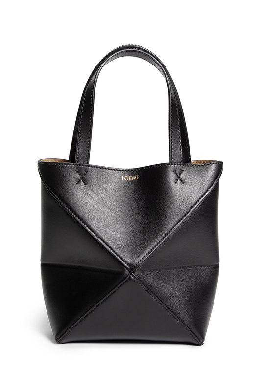 Puzzle Fold Mini Leather Tote