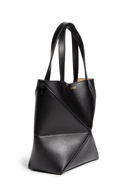 LOEWE WOMAN BLACK TOTE BAGS