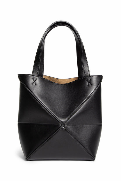 LOEWE WOMAN BLACK TOTE BAGS