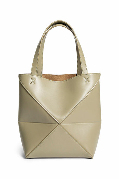 LOEWE WOMAN GREEN TOTE BAGS