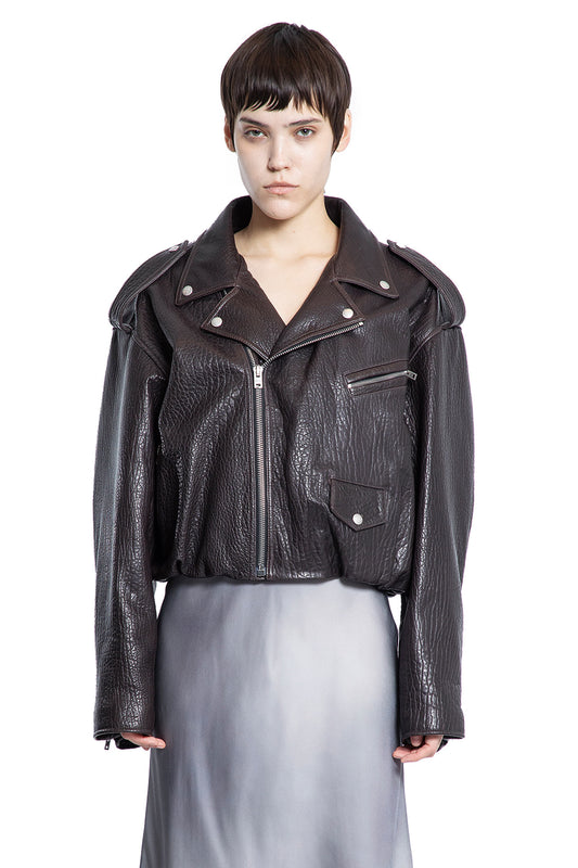 ACNE STUDIOS WOMAN BROWN JACKETS