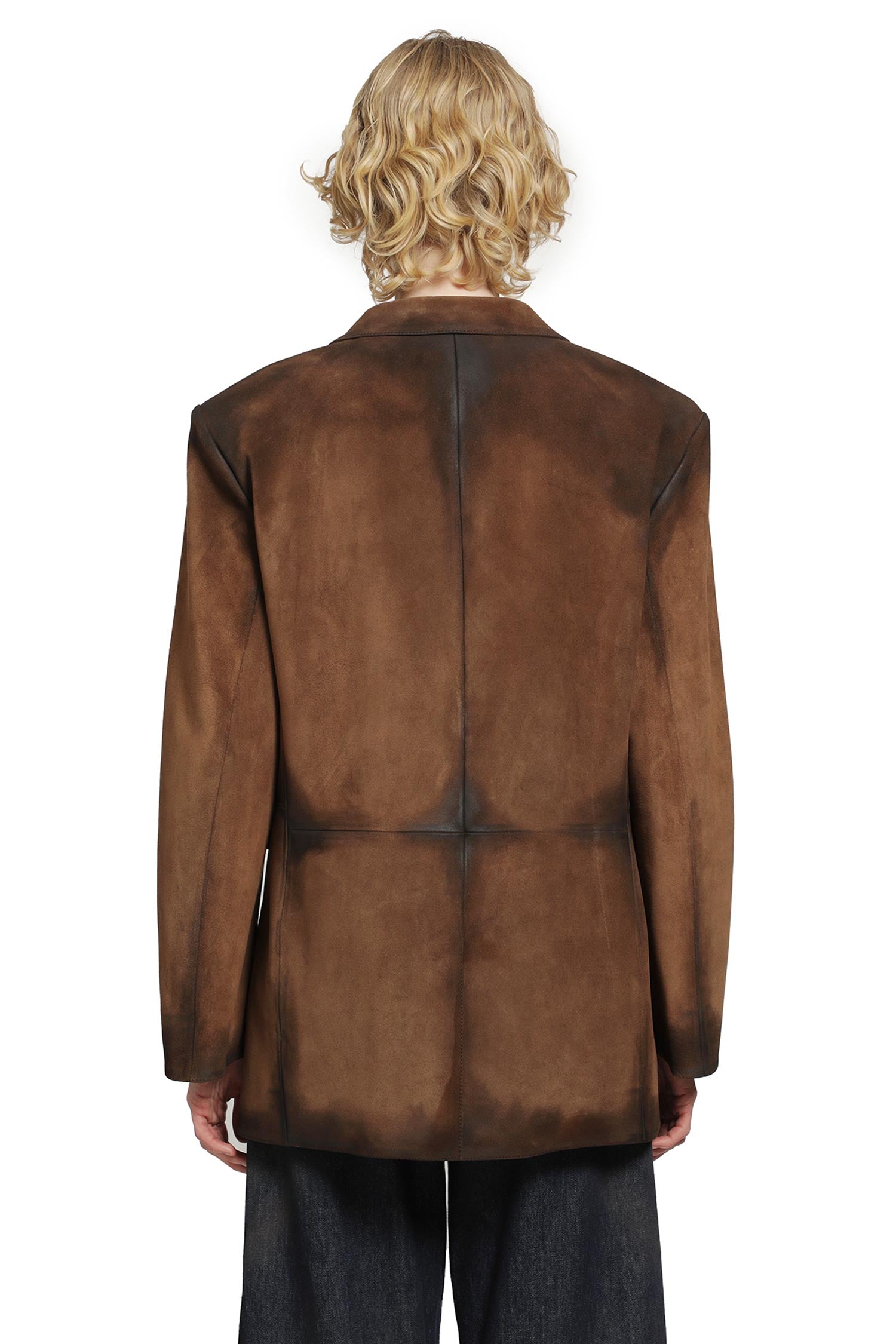 Suede Suit Jacket