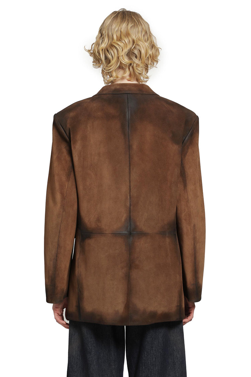 ACNE STUDIOS Suede Suit Jacket woman