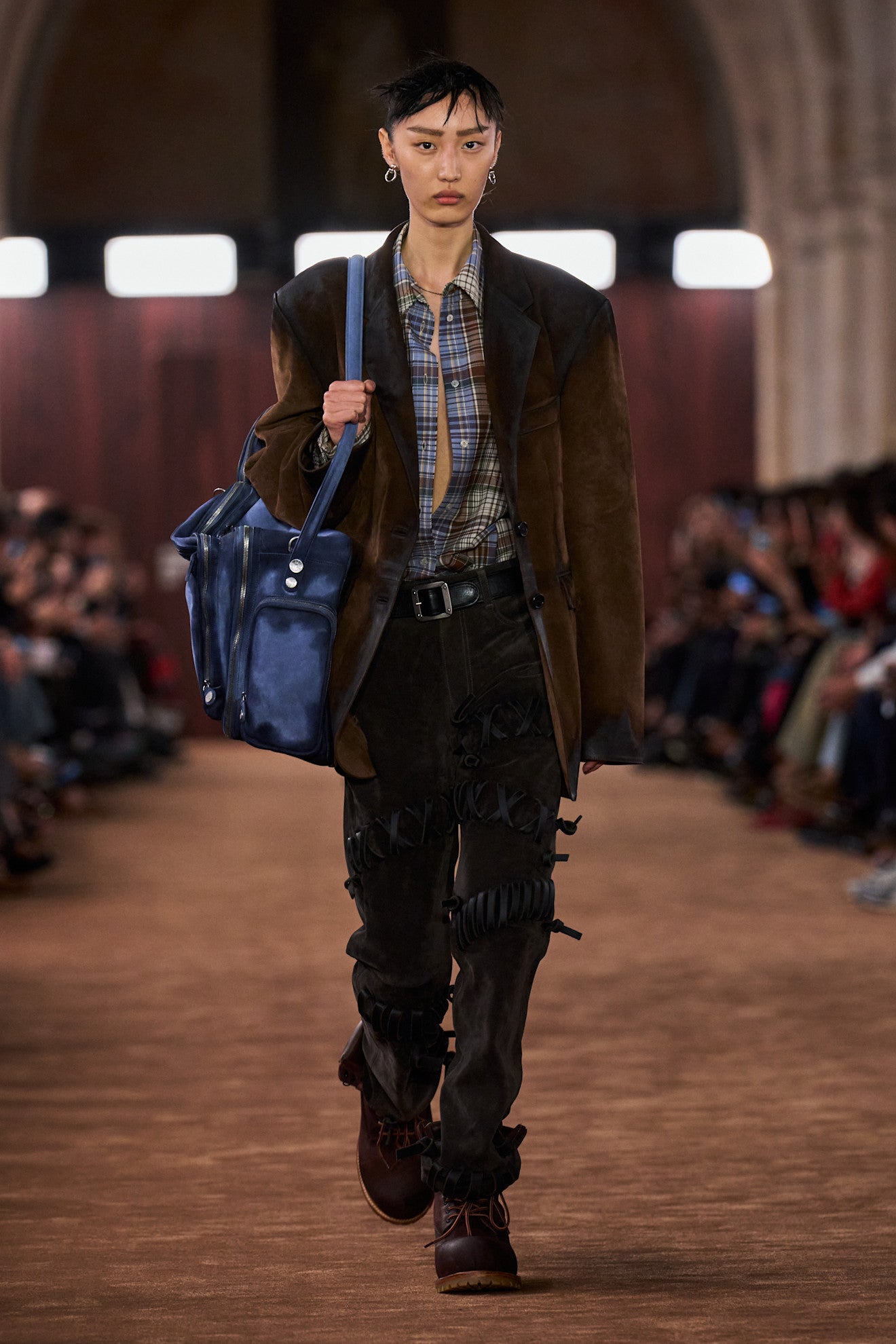 ACNE STUDIOS Suede Suit Jacket woman
