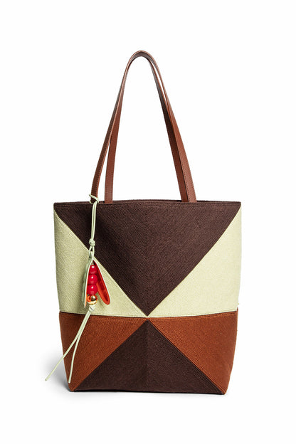 LOEWE WOMAN BROWN TOTE BAGS