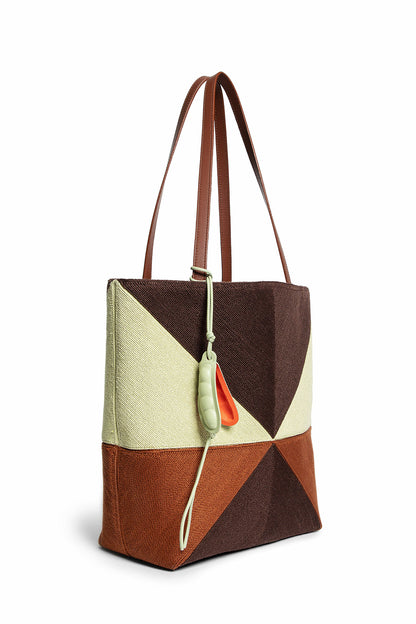 LOEWE WOMAN BROWN TOTE BAGS