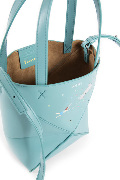 LOEWE WOMAN BLUE TOTE BAGS