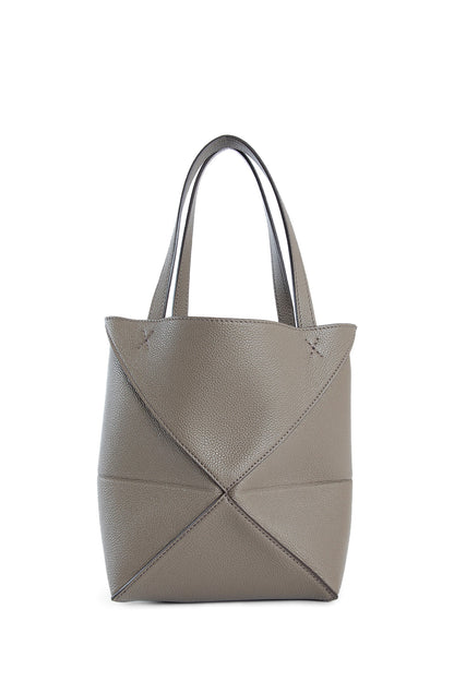 Mini Puzzle Fold Tote in Soft Grained Calfskin