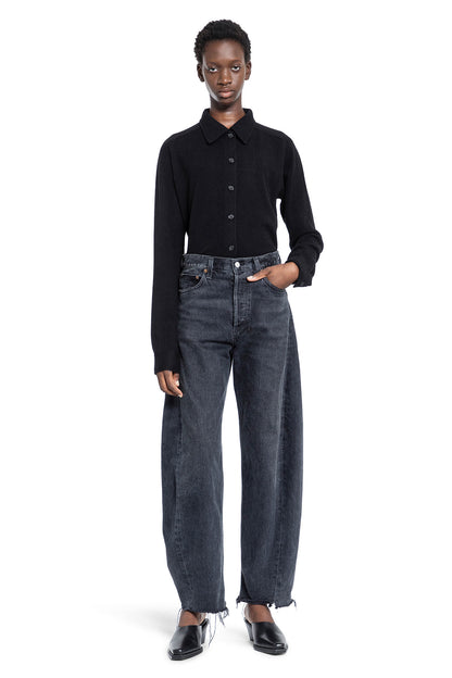 AGOLDE WOMAN BLACK JEANS