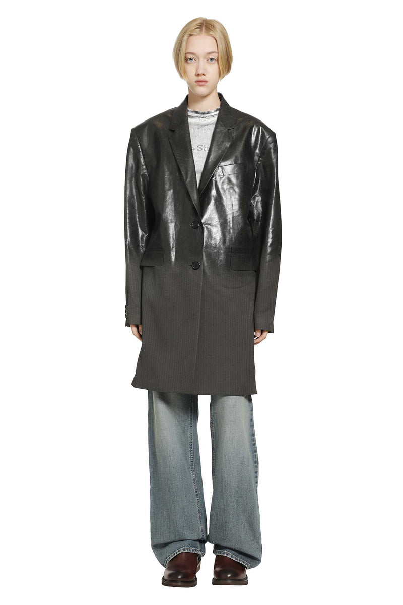 ACNE STUDIOS Gradient Herringbone Coat woman