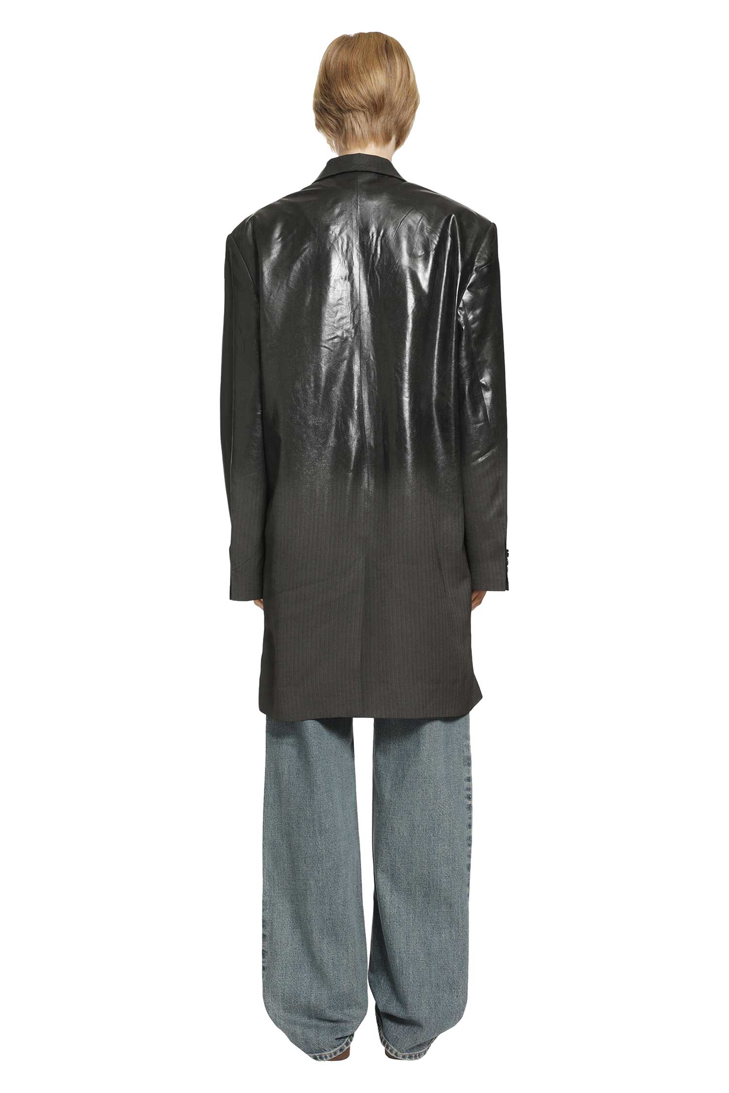 ACNE STUDIOS Gradient Herringbone Coat woman