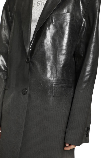 Gradient Herringbone Coat