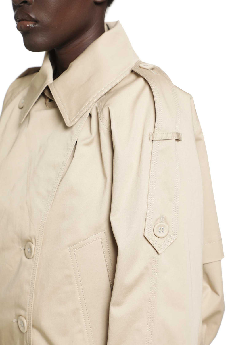 ACNE STUDIOS Short Trench Coat woman