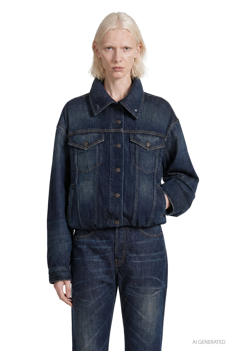 ACNE STUDIOS Cropped Denim Jacket woman